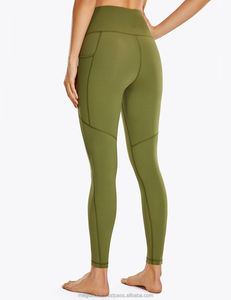 เลกกิ้งออกกำลังกายถักนิตติ้งสำหรับผู้หญิงไซส์ใหญ่ ออกแบบพิเศษ สำหรับเล่นกีฬา ฟิตเนส วิ่ง มีหลายสี - Product Image 4