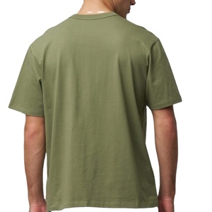 100% coton doux organique unisexe T-Shirt Logo personnalisé Streetwear Hip Hop taille haute qualité personnalisable hommes T-Shirts - Product Image 4