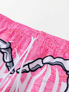 กางเกงขาสั้นผ้าเมชยืดได้4ทางกางเกงขาสั้นผ้ายืดหยุ่นได้ตามต้องการ - Product Image 4