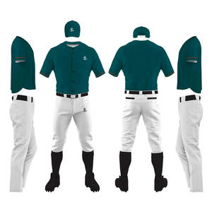 Uniforme de baseball à bas prix 100% kit d'uniforme de baseball en polyester nom et numéro de joueur personnalisés uniformes de vêtements de sport imprimés - Product Image 1