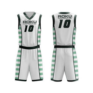 Uniforme de Baloncesto sin Mangas de Poliéster de Alta Calidad, Secado Rápido, Anti-UV, Antibacteriano, Transpirable, Personalizable, Impreso, OEM - Product Image 5