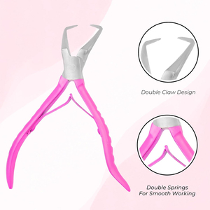 Stainless Steel Hair <b>Extension</b> Pliers For <b>Micro</b> Link Hair <b>Extension</b> Application And Removal Salon Use Hair <b>Extension</b> Pliers - Product Image 6