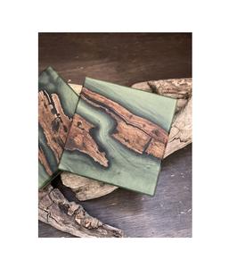 Highly Demanded Luxury Square <b>Walnut</b> Coasters Non-Toxic Eco-Friendly Heat Resistant Custom Size for Elegant Tabletop Decoration - Product Image 5