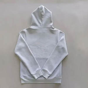 คุณภาพสูงสบายผู้ชายนูนเสื้อกันหนาวหมวกผ้าฝ้าย 100% ทําแขนยาวผู้ชายเสื้อกันหนาวหมวกนูน - Product Image 3