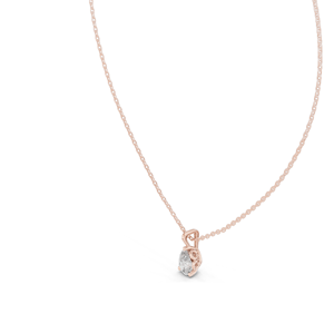 Collier en diamant CVD EF VVS-VS créé en laboratoire 1 CT, diamants taille poire, or 18 carats, 14 carats, or rose, or jaune, or blanc, bijoux fins - Product Image 4