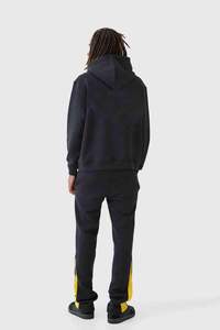 Conjunto Deportivo Informal de Dos Piezas con Capucha Extra Grande y Pantalones Anchos con Estampado Personalizado OEM para Hombre - Product Image 5