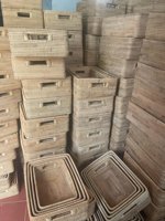 Grosir harga kompetitif rotan buatan tangan alami keranjang penyimpanan dari Vietnam supermarket dan toko menampilkan penggunaan penyimpanan