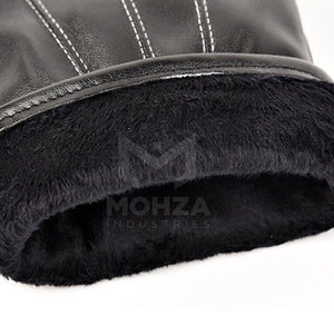 Customized High Quality Leather Full Finger <b>Touch</b> <b>Screen</b> <b>Gloves</b> Waterproof Outdoor Sports Plain Style for Sale - Product Image 5