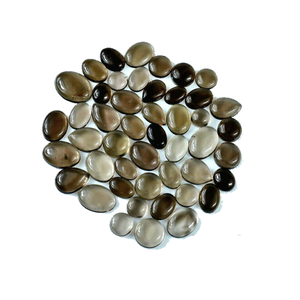 คริสตัลหินธรรมชาติแบบสโมควอทซ์ผสมรูปทรงหลวมการรักษาอัญมณีหลังเบี้ยคริสตัลพลอยทุกรูปทรง - Product Image 5