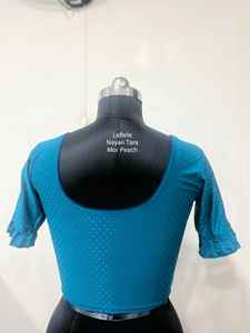 Chemise en dobby extensible prête à porter, manches à volants élégantes, haut prêt à porter pour femmes, meilleur prix de gros - Product Image 2