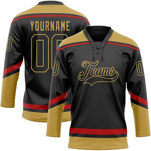 High Quality Breathable Custom Ice Hockey Jersey Best Quality Wholesale Fashion with Design Your Own Logo Breathable OEM - Product Image 4