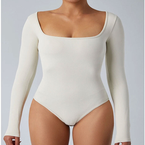 Leotardo sin Mangas para Mujer, para Danza, Entrenamiento, Body para Actuaciones, Diseño de Cuello Cuadrado, Cintura Elástica, Estilo Harry Johnson - Product Image 1