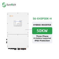 Prix de l'onduleur solaire Solis de haute qualité 50 kW triphasé ESS 100 kWh batterie au lithium