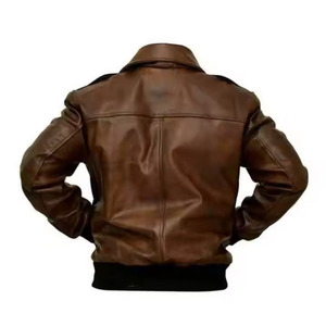 Haute qualité Logo personnalisé imprimé Streetwear cuir broderie cuir Letterman Bomber Varsity veste 2025 - Product Image 5