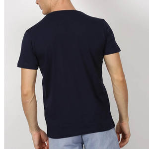 Fashion <b>Men</b> <b>V</b> <b>Neck</b> <b>T</b> <b>Shirts</b> With Logo Customs 100% Cotton Custom Logo <b>Men</b> <b>T</b> <b>Shirt</b> - Product Image 4