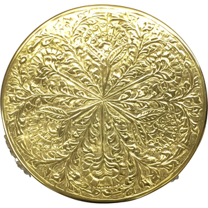 Support à gâteau rond en fonte d'aluminium avec finition de qualité supérieure, parfait pour un mariage élégant et un dessert d'anniversaire - Product Image 4