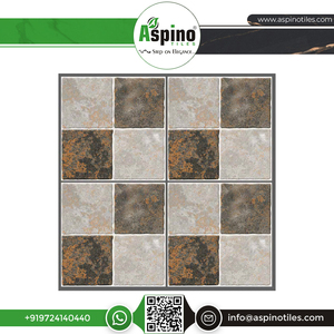 Azulejos Modernos de Cerámica Digital para Pared y Piso de 400x400 mm, Marca ASPINO, 9 mm de Grosor, Antideslizantes, Resistentes a los Ácidos, para Apartamentos y Escuelas - Product Image 4