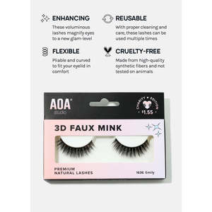 Pestañas Postizas A3shop Emily con Logotipo Personalizado, 3D, de Fibra Sintética de Visón, Estilo Alado y Natural, Longitud Mixta de 10 mm a 25 mm - Product Image 5