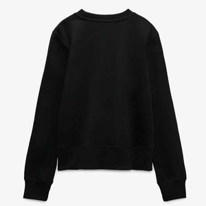 Sudaderas de lana de alta calidad para mujer, camisas de manga larga con cuello redondo, sudaderas informales de gran tamaño, tarifa barata al por mayor - Product Image 2