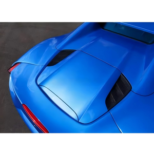 Accesorios Exteriores de Alta Calidad para Ferrari 488 Spider, Cubierta de Fibra de Carbono Seca para el Capó Trasero del Motor, Salida de Ventilación - Product Image 4