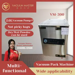 2024 Hot Deals VM 300 Vertical Type Vacuum Pack Machines Power Supply 220V and 780W Automatic and Electric Pack Machines