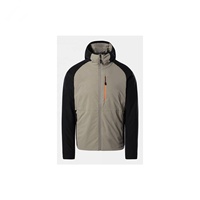 Veste de pluie imperméable coupe-vent à capuche pour homme, réversible, respirante, séchage rapide, 100% polyester, vêtements d'extérieur pour l'hiver