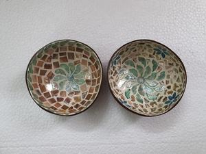 Bol en Coque de Noix de Coco Poli Écologique à Motif Feuilles, Prix de Gros OEM, Idéal pour la Décoration de Rentrée Scolaire, Fabriqué au Vietnam - Product Image 4