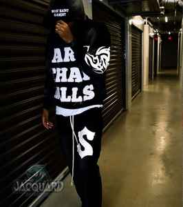 Conjunto de chándal con logotipo personalizado para hombre, de algodón de alta calidad, con bordado desgastado, lavado ácido, sol, pantalones de chándal con capucha - Product Image 1