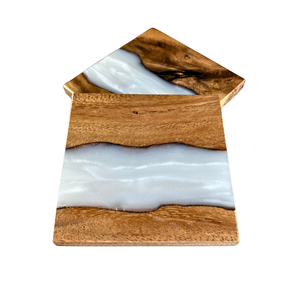 Tendencia caliente-Venta al por mayor Reloj de madera de resina epoxi personalizado Flores de primavera decoradas en pared Hecho en Vietnam - Product Image 1