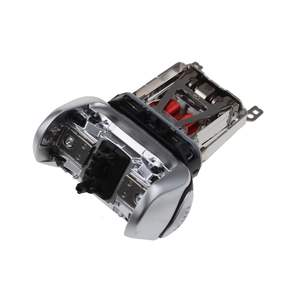 Tête de rechange pour rasoir rotatif Chrome Velour, à double ou triple lame, pour rasoirs allemands, lavable, pour le visage et le corps, compatible voiture - Product Image 1