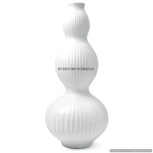 Métal de qualité supérieure fait argent brillant poli Unique fantaisie Designer Vase à fleurs pour mariage et Villa fêtes décor de Table - Product Image 2