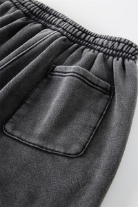 Pantalones Deportivos Casuales de Lona con Pierna Holgada, Pantalones de Entrenamiento para Correr y Hacer Ejercicio, Pantalones de Hombre Lavados 100% Poliéster - Product Image 4