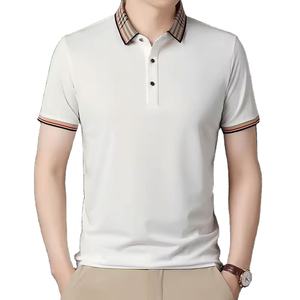 Polo de Alta Calidad 100% Algodón para Hombre, Venta al Por Mayor, Tallas Grandes, Transpirable, Diseño Sólido o Estampado, Estilo Casual 2026 - Product Image 4