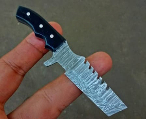 Mini couteau de cuisine personnalisé fait à la main pour anniversaire nouvel an saint valentin cadeaux Full Tang Miniatures originales - Product Image 6