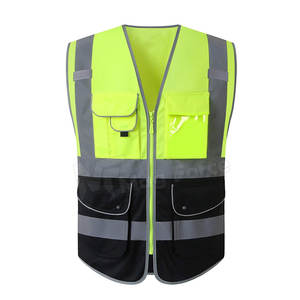 เสื้อกั๊กสะท้อนแสงเพื่อความปลอดภัยสำหรับงานขายส่ง คุณภาพสูง พร้อมกระเป๋า ผลิตจากโรงงาน วัสดุพรีเมียม ทนทาน เหมาะสำหรับงานหนัก - Product Image 1