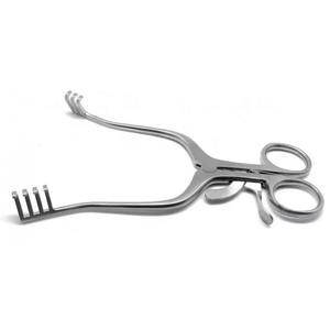 Écarteur Weitlaner BLUNT Prongs 16 Cm 3x4 Écarteurs à crochet enroulé Écarteur chirurgical - Product Image 3