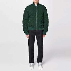 Veste Maden Hommes No 1 Bomber Vol Veste Rétro Classique Décontracté Col Montant Surdimensionné Coupe Ample Aviateur Pilote Manteau Automne RTS Top - Product Image 6