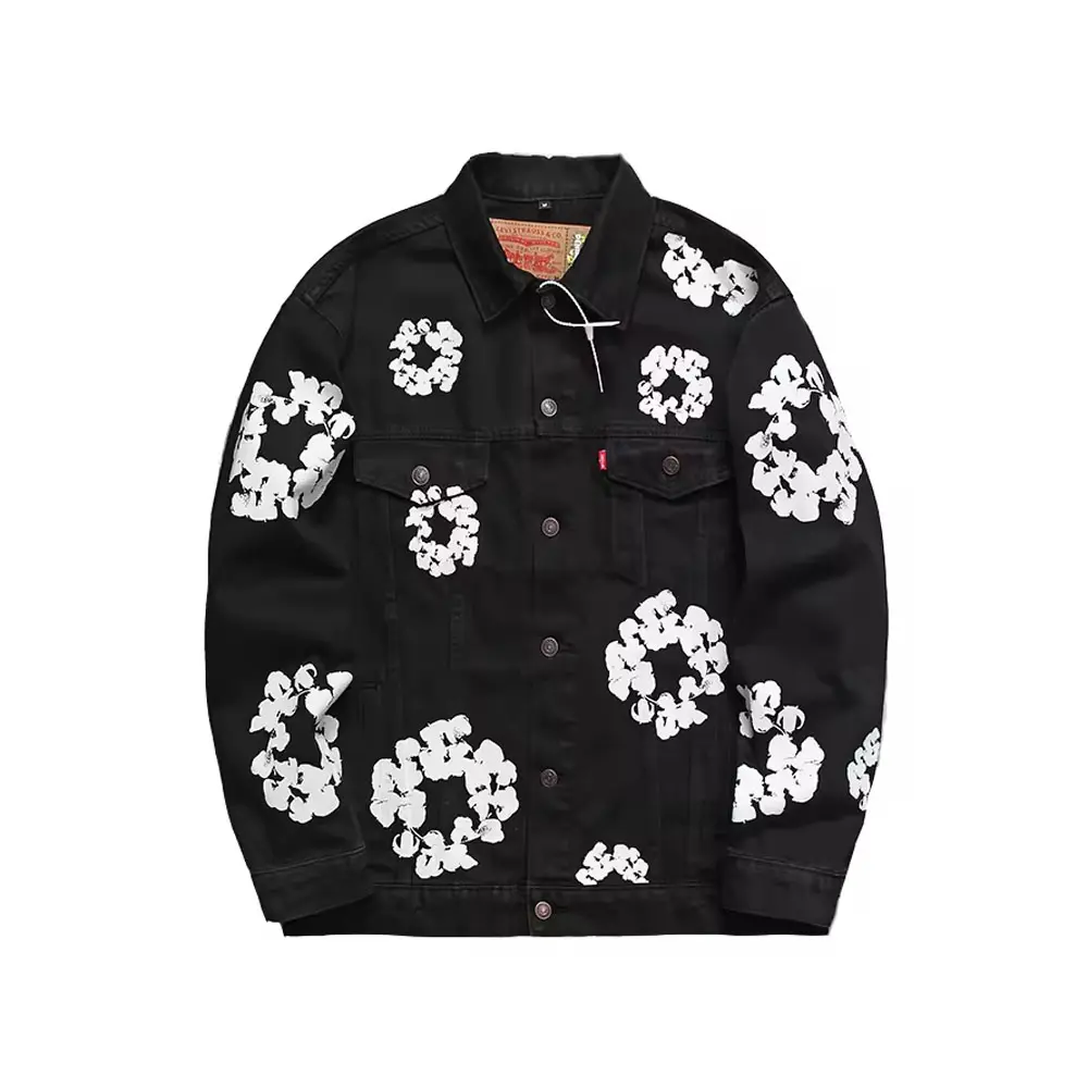최고의 고전적인 품질 겨울 패션 힙합 눈물 캐주얼 재킷 남여 공용 대형 도매 사용자 정의 데님 진 재킷 남성