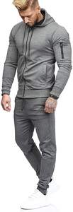 Moda para hombre Gym Wear Chándal Invierno Jogger Conjunto de dos piezas Traje de entrenamiento Traje deportivo - Product Image 5