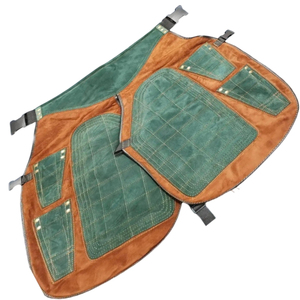 Conception personnalisée Tabliers de maréchal-ferrant professionnels en cuir protecteurs durables Vente en gros Tablier de maréchal-ferrant Tablier de forgeron en cuir robuste - Product Image 4