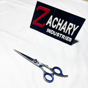 Tijeras profesionales de corte de pelo para uso doméstico, tijeras de peluquería baratas con hoja y mango de acero inoxidable - Product Image 2