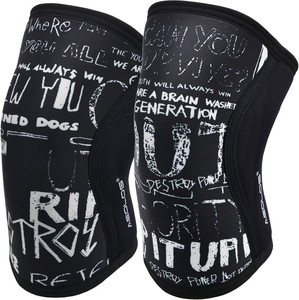 Heavy Duty <b>Knee</b> <b>Sleeves</b> for Weight Training and Powerlifting Factory Direct Custom Fit for Maximum Support - Product Image 3