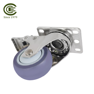 High-Quality 3-Inch Factory Direct Top Plate Locking <b>Wheel</b> <b>Caster</b> with Durable 304 Stainless Steel - Product Image 4