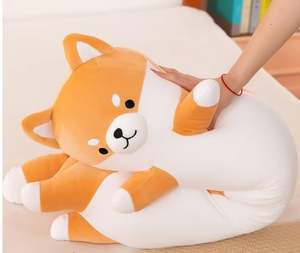 Long Shiba Inu Corgi Plush Foam Filled Body <b>Pillow</b> Giant <b>Stuffed</b> Animals Dog Sleeping <b>Pillow</b> Baby Soothing Toys Unisex 70-130cm - Product Image 1