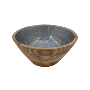 ชามผลไม้ทรงกลมทำจากไม้ธรรมชาติสำหรับวางบนโต๊ะบ้านและโรงแรมอาหารและของว่างชามเสิร์ฟแบบทำมือ - Product Image 5