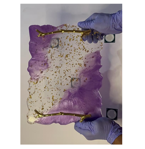 ถาดเสิร์ฟอีพ็อกซี่เรซินออกซี่ถาดขนมดีไซน์ชั้นนำและเค้กโฮมเมด - Product Image 5