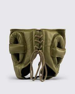 Protector de cabeza de kickboxing de alta calidad Protector de cabeza de combate MMA Muay Thai Protector de cabeza de cuero genuino - Product Image 3