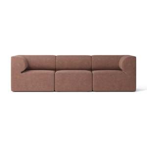 Contemporary 3-Seater Eave Square Fabric <b>Sofa</b> Upholstered with Extendable Feature for Home Living Room Furniture - Product Image 4