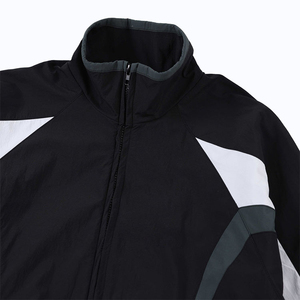 2025 New Style Custom Unisex Winter Solid Tracksuit Set 100% Nylon Custom Logo <b>Zip</b> <b>up</b> <b>Jacket</b> Nylon Windbreaker Set Tracksuit - Product Image 4