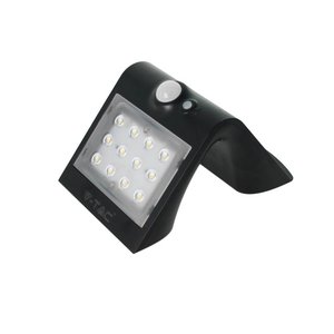 Faretto a parete a LED ricaricabile con pannello solare, sensore di movimento PIR, sensore crepuscolare, 1.5W, bianco neutro, IP65 Outdoor- - Product Image 6